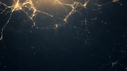 A visually striking abstract image depicting neural network concepts and connections.