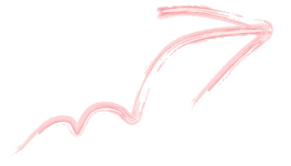 赤色のホップステップジャンプ矢印水彩5