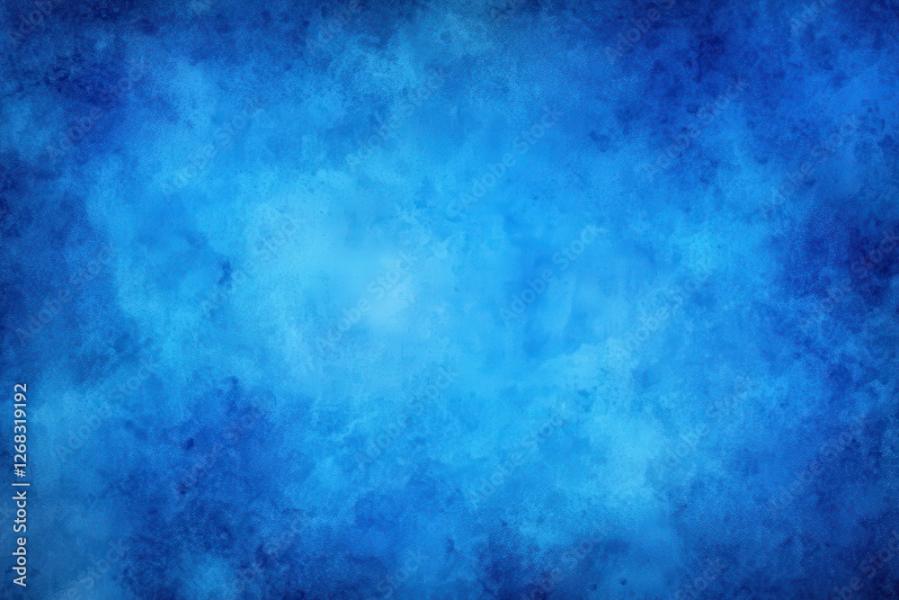 Poster texture background in shades of blue with soft abstract elements