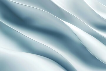 Fototapeta premium Soft Flowing Fabric with Gentle Curves and Smooth Texture in Light Tones