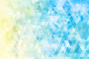 Fototapeta premium A lively abstract geometric design with triangular shapes in a limited color scheme, exuding a modern and dynamic feel.