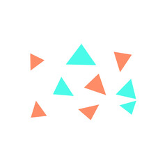 colorful triangle pattern background