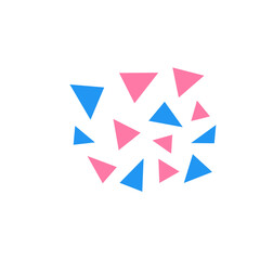 colorful triangle pattern background