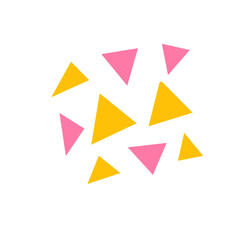colorful triangle pattern background