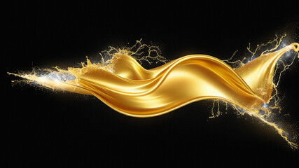 Metallic texture, vortex, dancing, pattern, graphics, background, poster, template, glory, success, victory