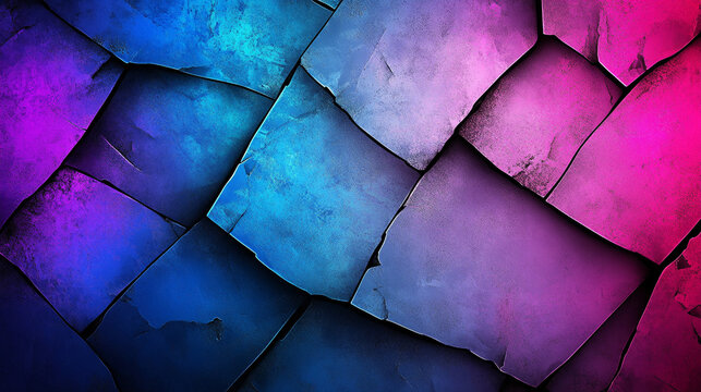 Abstract blue mint and pink background with interlaced digital glitch and distortion effect Symbolizes chaos technology nostalgia and digital transformation Futuristic cyberpunk retro aesthetic