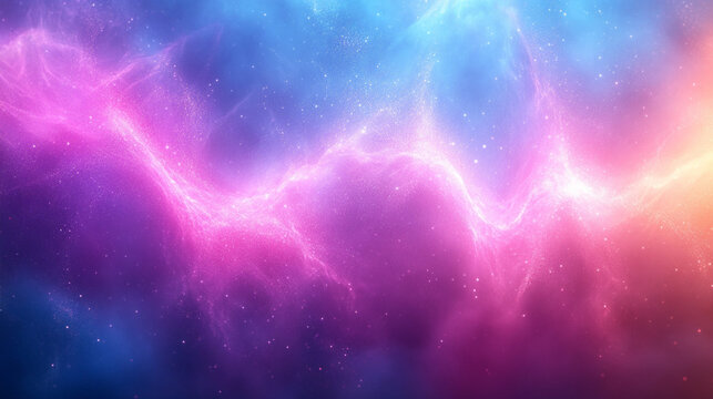 Abstract blue mint and pink background with interlaced digital glitch and distortion effect Symbolizes chaos technology nostalgia and digital transformation Futuristic cyberpunk retro aesthetic - Powered by Adobe