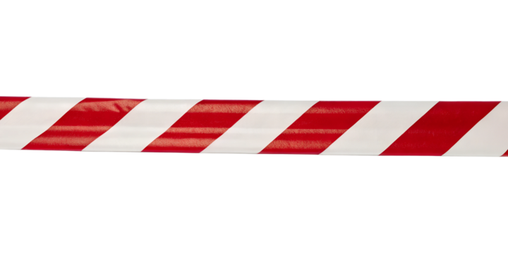 Red and White Caution Tape Laid Across Transparent Background Caution Warning Safety, PNG Transparent
