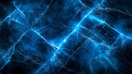 Glowing Blue Marble Texture Background