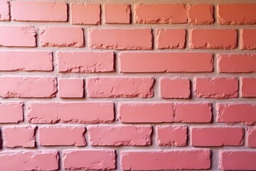 Obraz premium Pink Brick Wall Texture Close Up