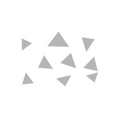 geometric triangle fraction pattern