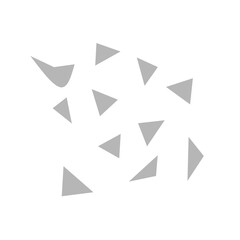 geometric triangle fraction pattern