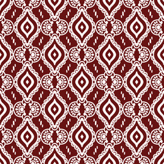 Fototapeta premium pattern batik flower damask ethnic boho ikat texture tribal geometric background