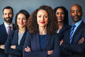 A diverse team led by a woman investor in a collaborative business setting
