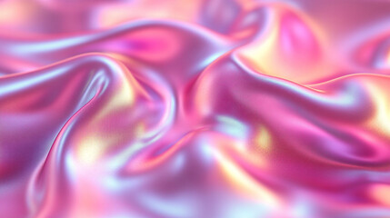 Fototapeta premium beautiful, flowing liquid texture resembling soft metal, creating an abstract, modern design with a natural, organic feel. Perfect for symbolizing transformation, fluidity, and innovation