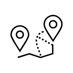 GPS Location Map Icon