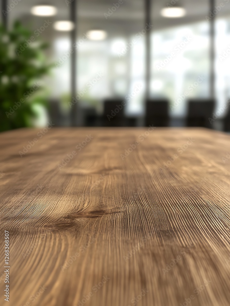 Poster a rustic wooden tabletop showcasing distinct wood grain textures in a high-quality image.