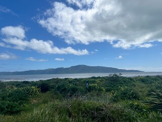 clouds over the mountains