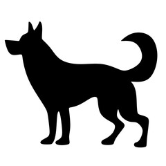 dog silhouette
