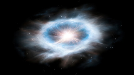 Ethereal Cosmic Nebula Radiance in the Deep Universe Space Exploration and Astrophysical Phenomenon