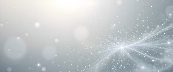 Elegant Soft Glittering Abstract Background with Sparkling Bokeh Lights and Subtle Pastel Tones for Luxury and Festive Designs