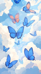 Flight of the Blue Butterflies