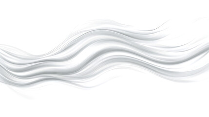 Flowing Silver Waves Elegant Abstract Design Background Soft Texture Smooth Gray White Swirls Pattern