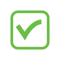 check mark and tick mark icon set. accept approved icon. vector illustration.