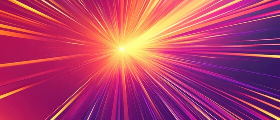 Fototapeta premium Vibrant Abstract Burst of Colorful Light Exploding in Dynamic Patterns Creating a Radiant and Energetic Background for Digital Art and Design