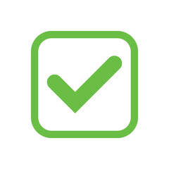 check mark and tick mark icon set. accept approved icon. vector illustration.