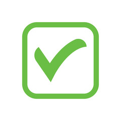 check mark and tick mark icon set. accept approved icon. vector illustration.