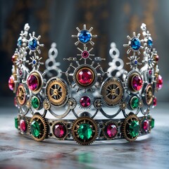 set of earrings with gems