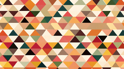 Geometric Composition Triangles in Warm Earthy Tones Abstract Background Vector Graphic Design