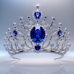 crystal ball on a blue background