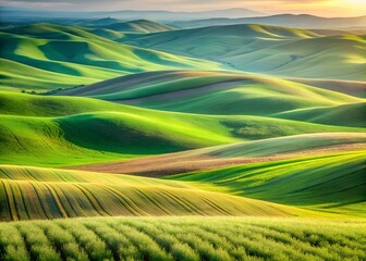 Obraz premium field of wheat in summer
