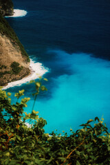 tropical beach with turquoise water