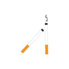 cigarette vector icon design image