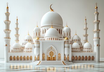 Fototapeta premium Ramadan Kareem background.Islamic Greeting Cards for Muslim Holidays.