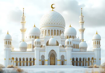 Fototapeta premium Ramadan Kareem background.Islamic Greeting Cards for Muslim Holidays.