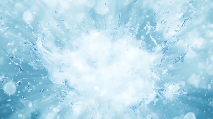 Fototapeta premium High-impact anime-style image of a water explosion burst for dynamic visuals.