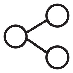 Share icon set. Sharing vector icon