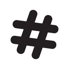 Obraz premium Hashtag icon. Hashtag symbol design from Social Media