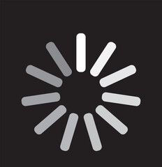 Loading icons. Load. load vector icons, isolated. Loading vector icon. Vector illustration