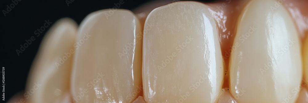 Poster Transformation of teeth highlighting significant improvement after whitening process and open space for notes. Generative AI
