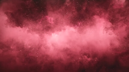 Fototapeta premium Pink Nebula Cloudscape a Stunning Cosmic Backdrop of Galactic Wonders with Dust and Stars