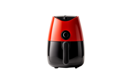 Red and Black Air Fryer Modern Kitchen Appliance