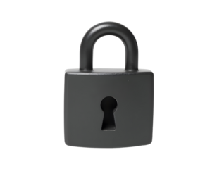 Black Padlock: Security and Protection