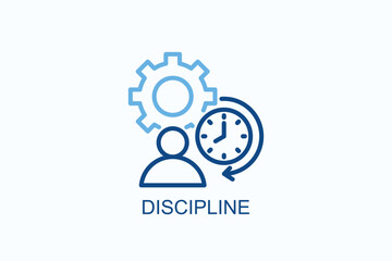 Discipline Icon Or Logo Isolated Illustration