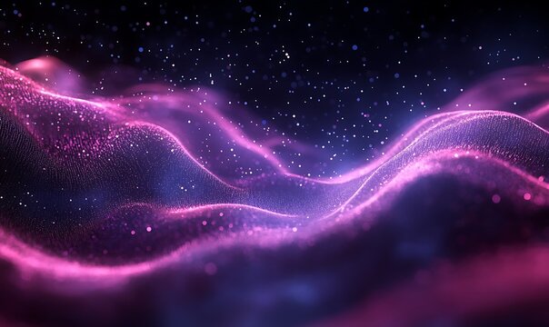 A vibrant digital wave of binary code imagery showcasing complexity and technology.