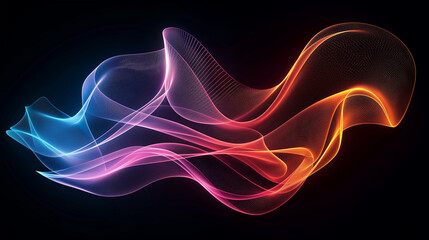 abstract colorful smoke